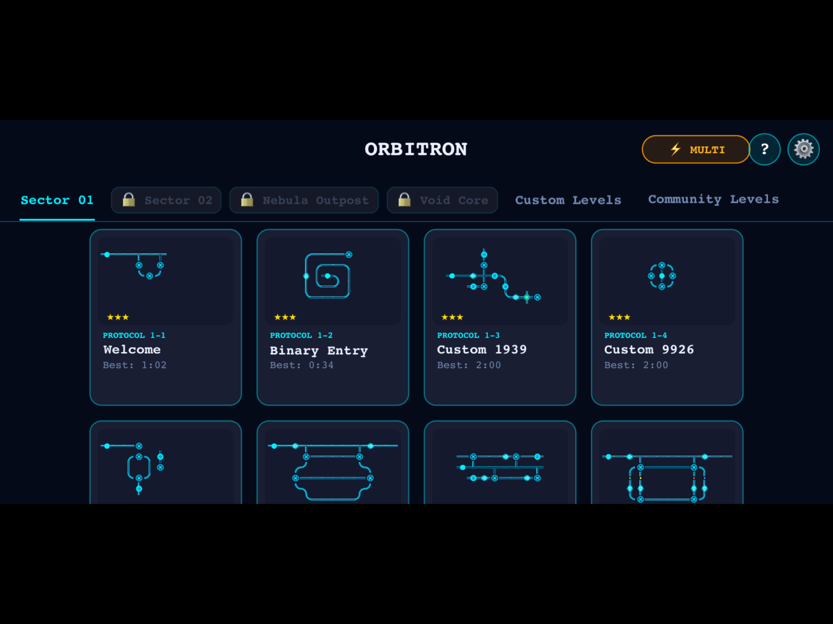 Orbitron Game screenshot 16