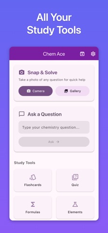 Chemistry AI Tutor: Chem Ace iPhone screenshot