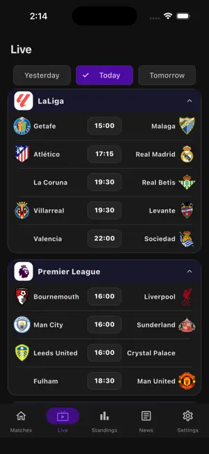 SIR TV-Live Scores screenshot 2