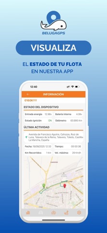BelugaGPS screenshot