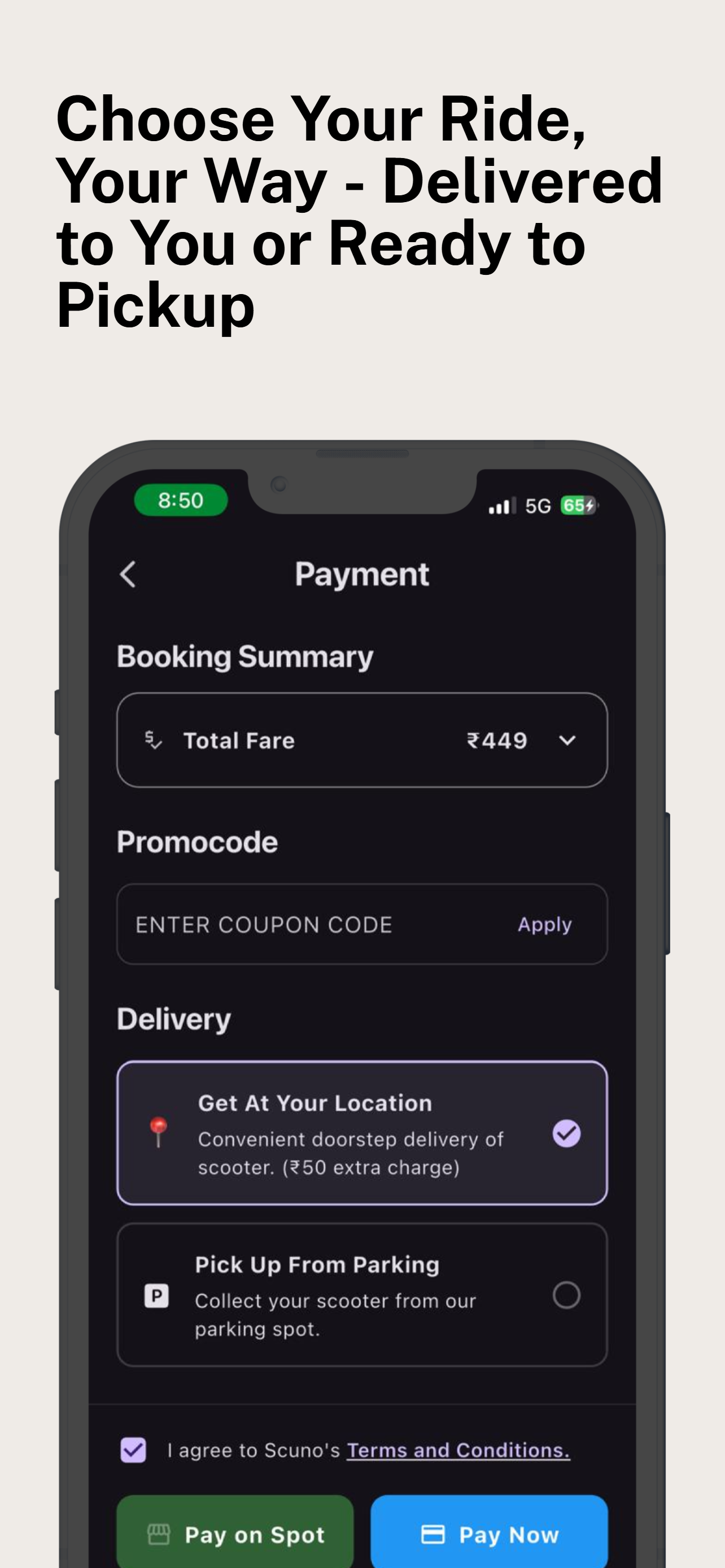 Scuno-The EV Rental App