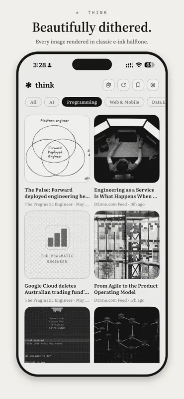 think - E-ink RSS Feed Reader screenshot 5 of 5