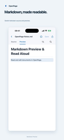 OpenPage: Markdown Reader screenshot 1