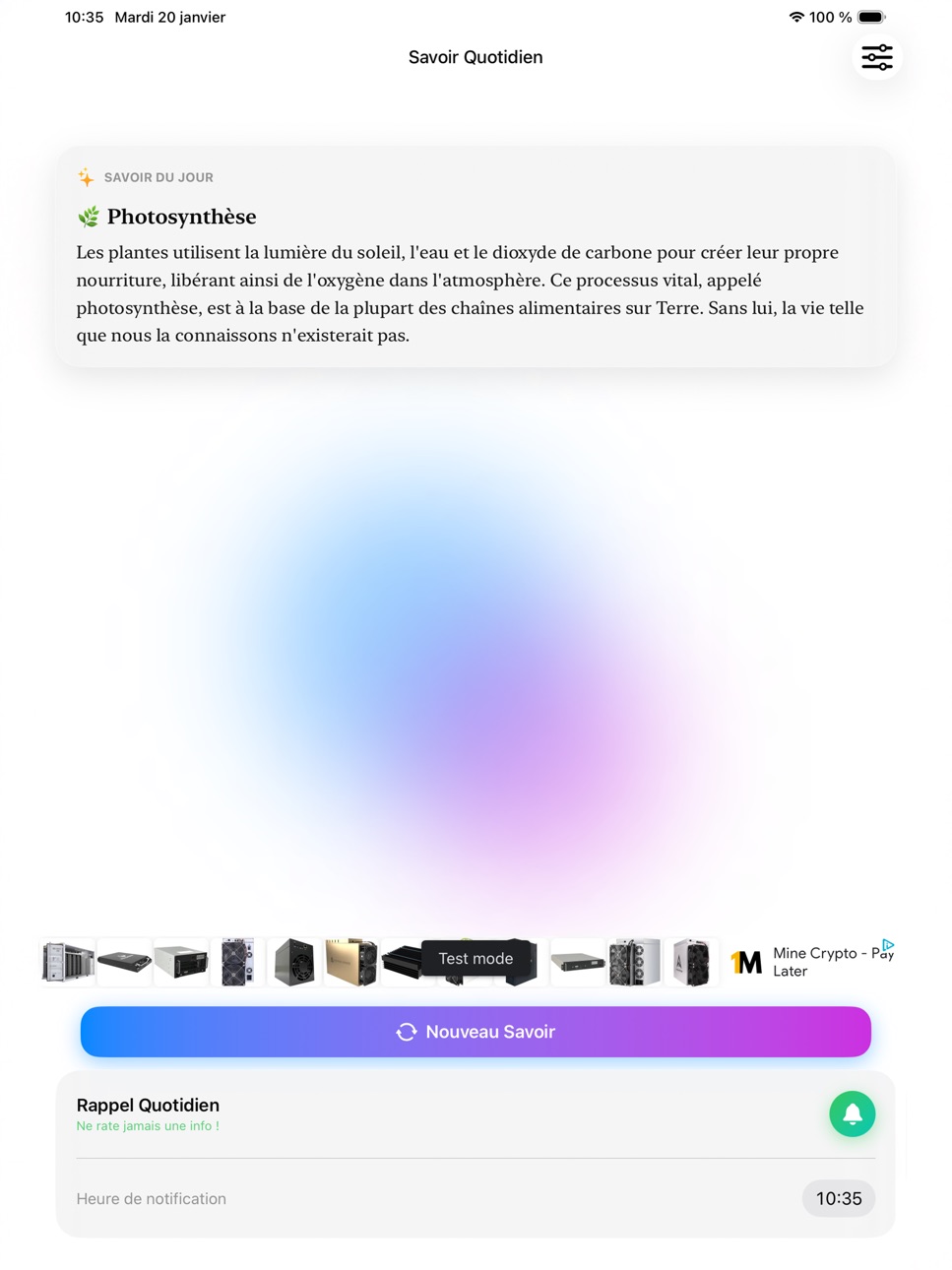 iPad screenshot