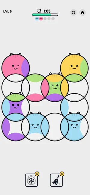 Purrfect Circles: Color Sort screenshot 3