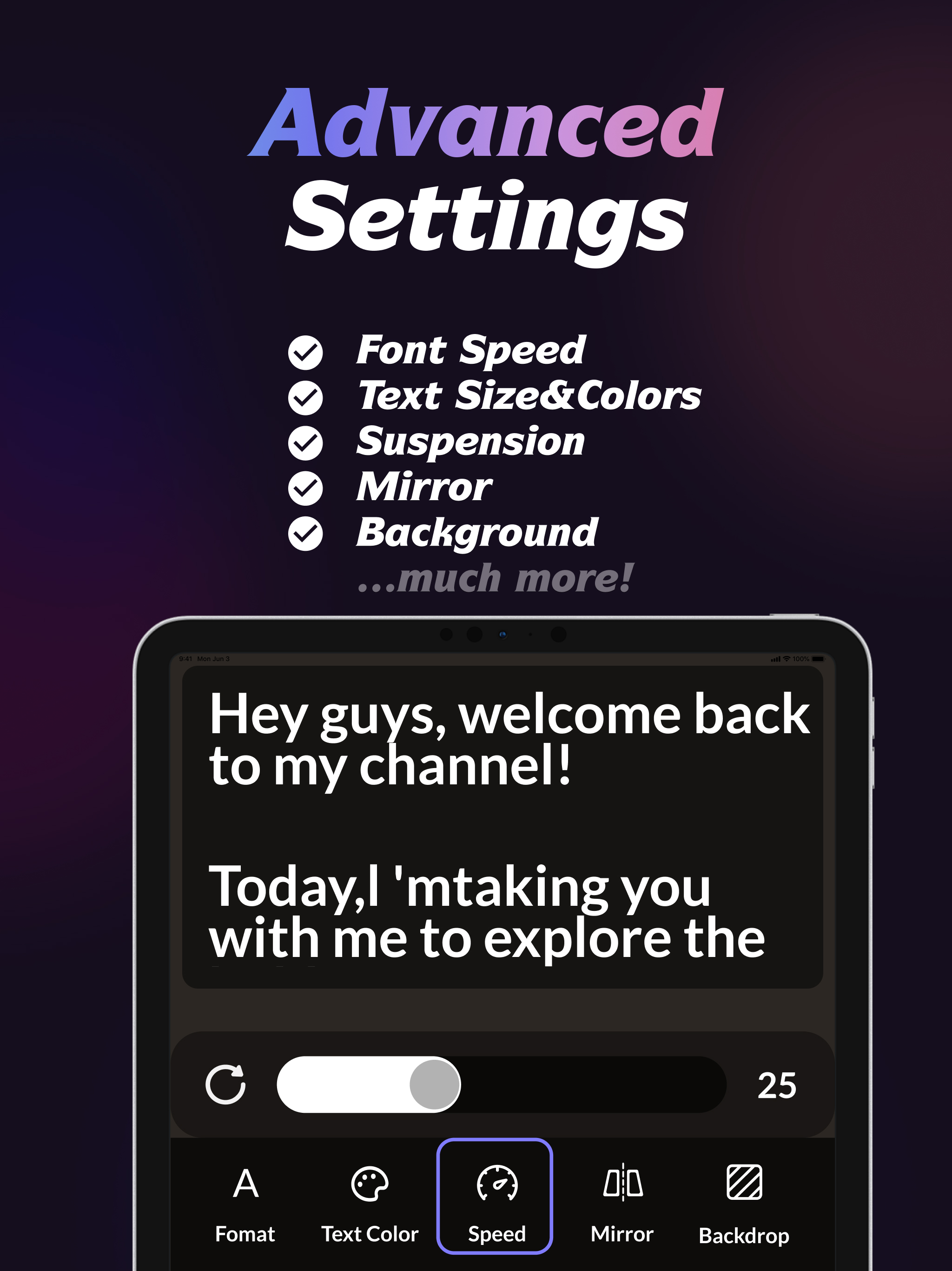 Teleprompter: Floating Script screenshot 14