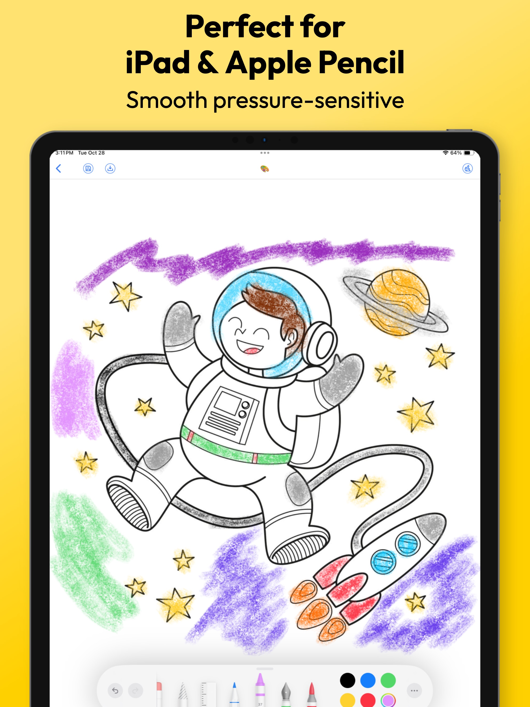 FingerPen: Colouring Book App