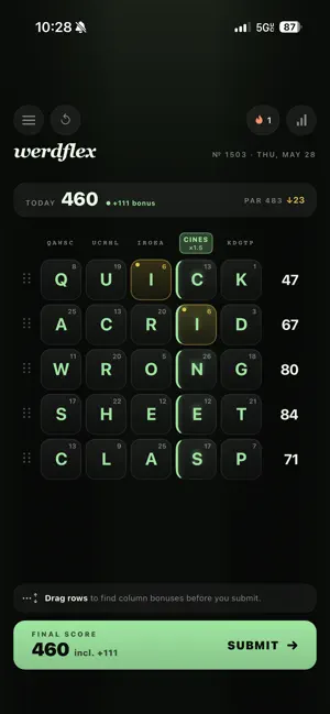 Werdflex screenshot 2