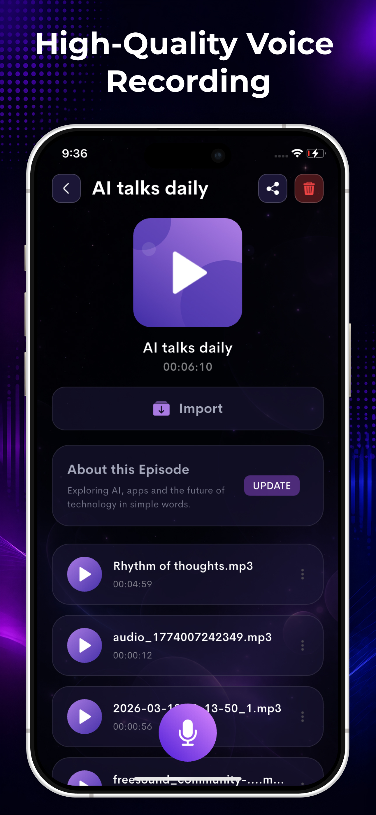 Podcast Recorder & Editor AI screenshot 3