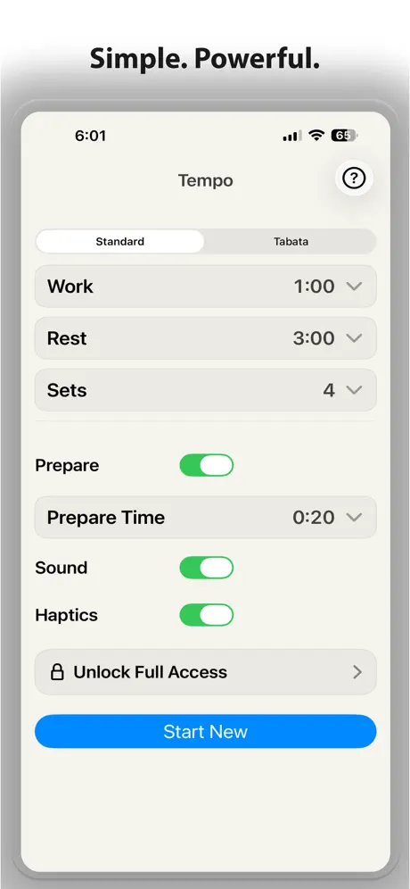 Tempo HIIT Timer screenshot 2
