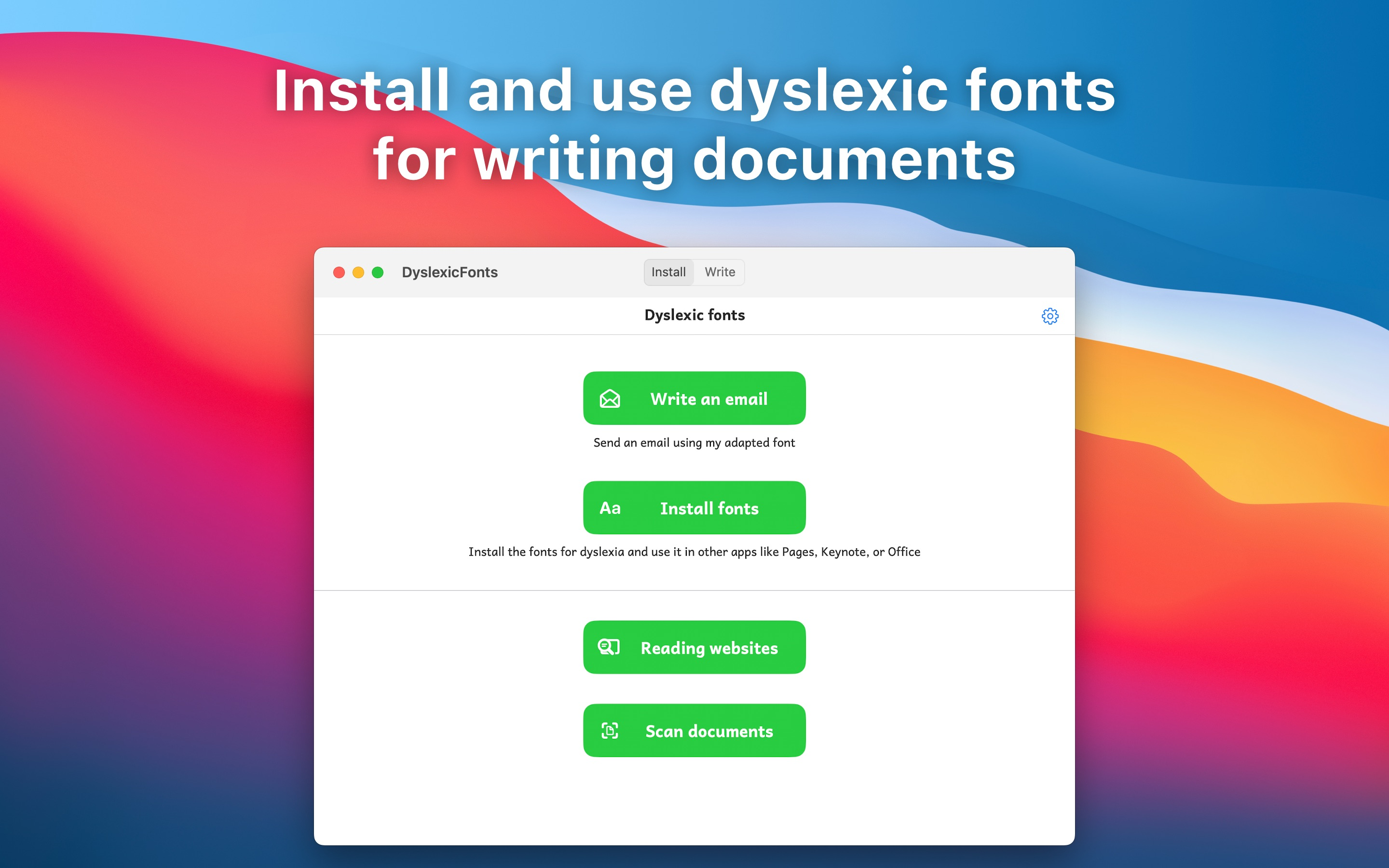 Dyslexia fonts - Read helper