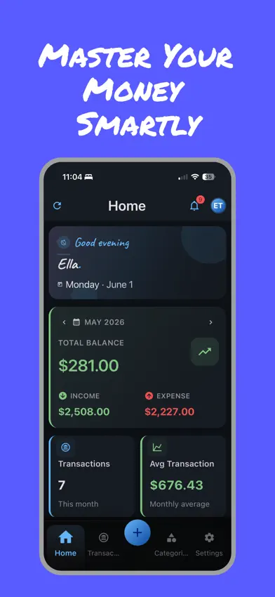 Finance Tracker: Money Manager screenshot 1