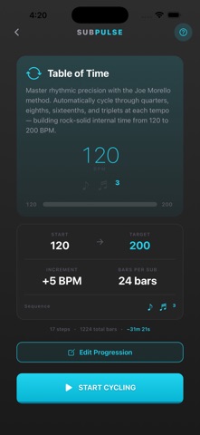 SubPulse: Metronome Trainer Screenshot 2 of 6