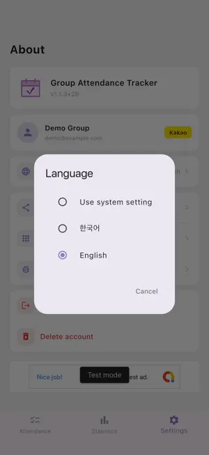 Group Attendance Tracker screenshot 4