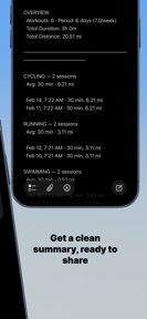 Health Export - Workout to CSV screenshot