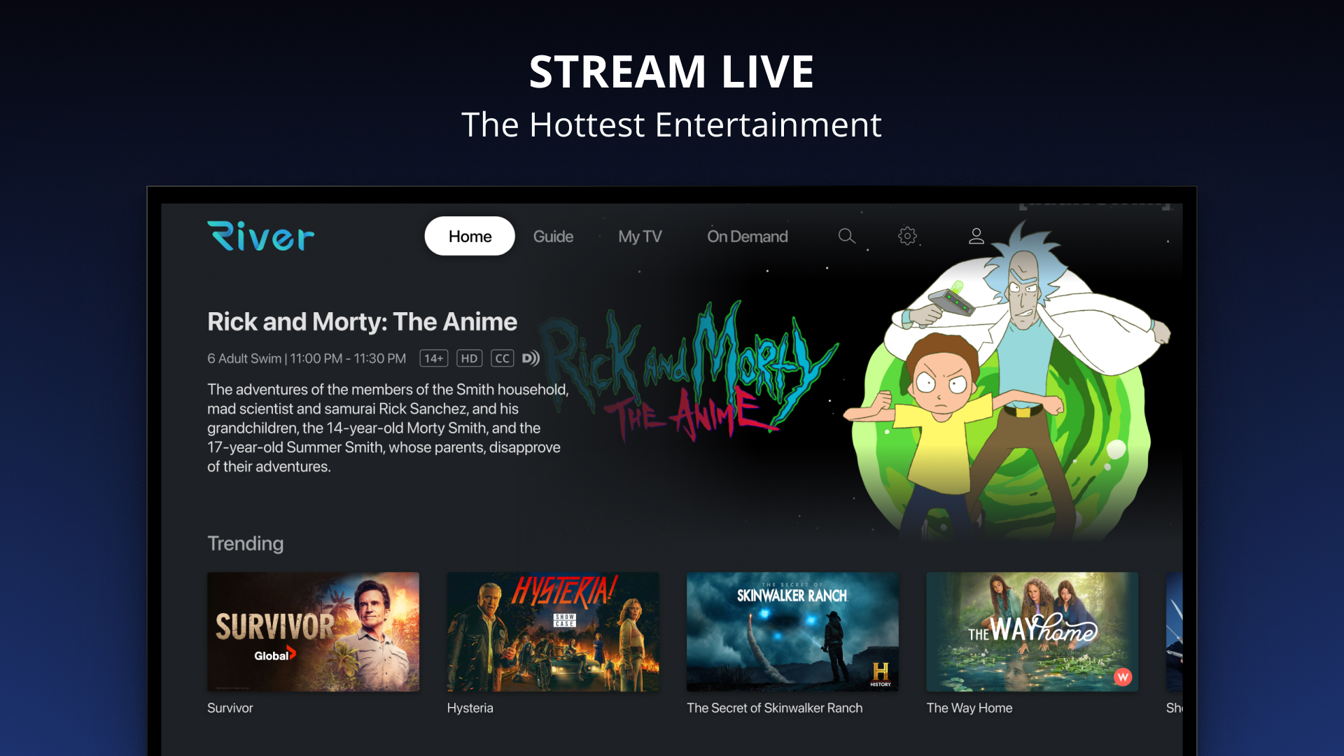 RiverTV : Live TV Streaming