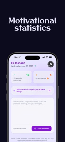 One Moment a Day screenshot