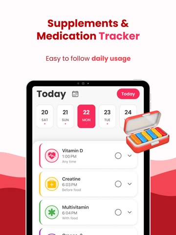Pill Reminder & Medicine Alarm iPad screenshot