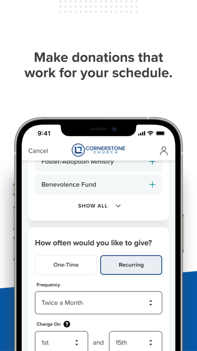 SecureGive Screenshot