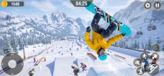 Downhill Snowboard Racing Screenshot 4 of 6