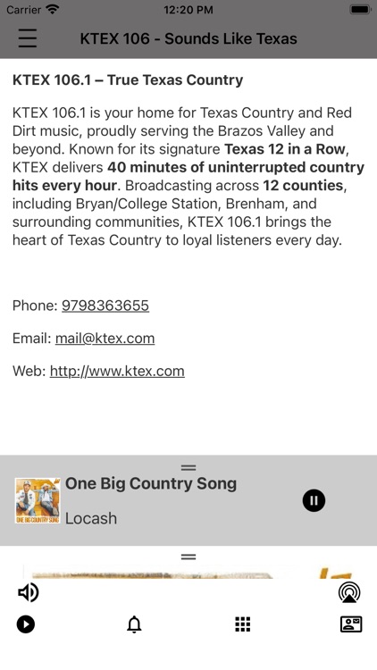 KTEX 106 Radio