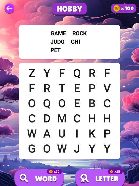 Word Search Puzzle: Fun Games