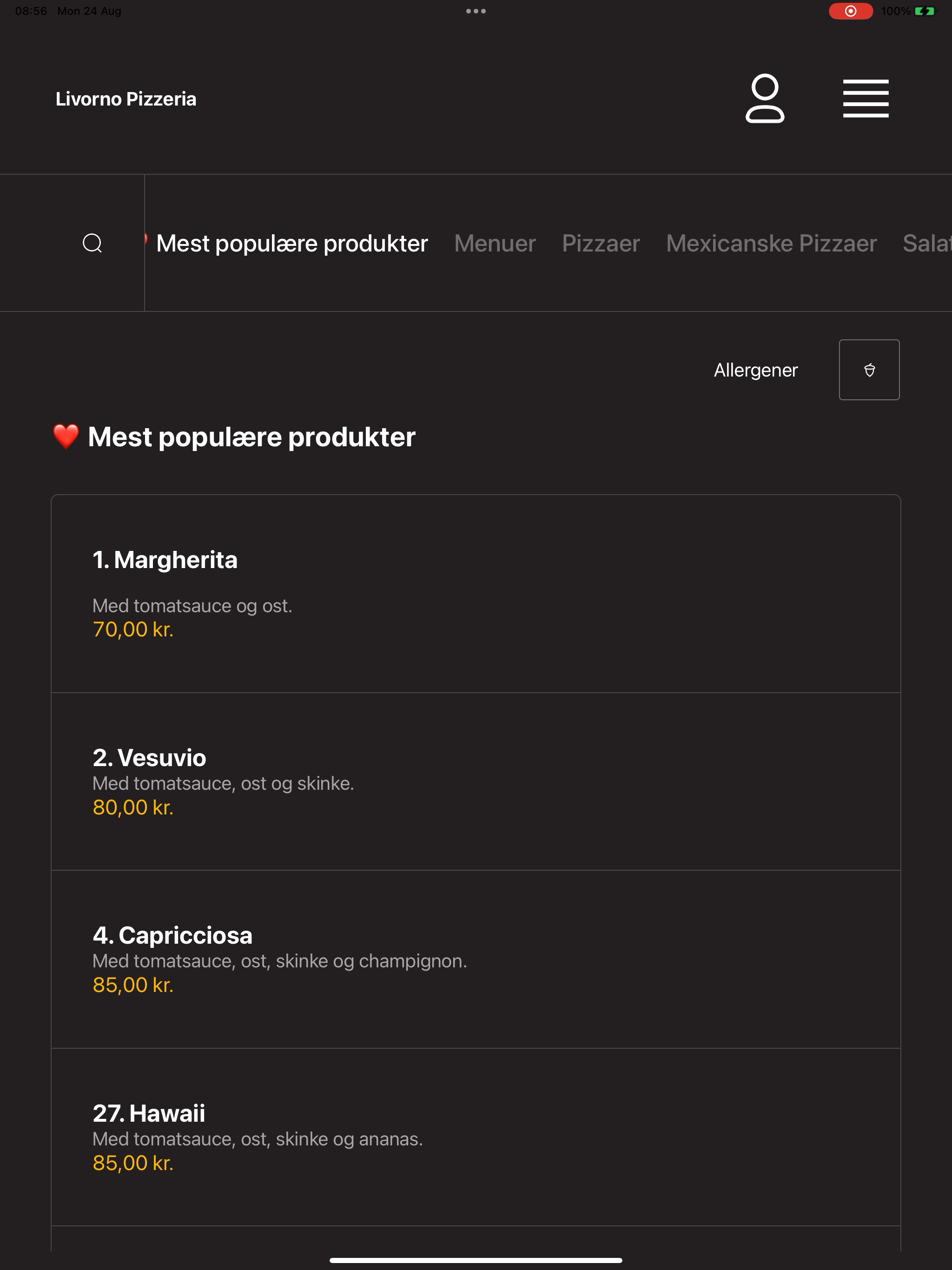 Livorno Pizzeria DK screenshot 11