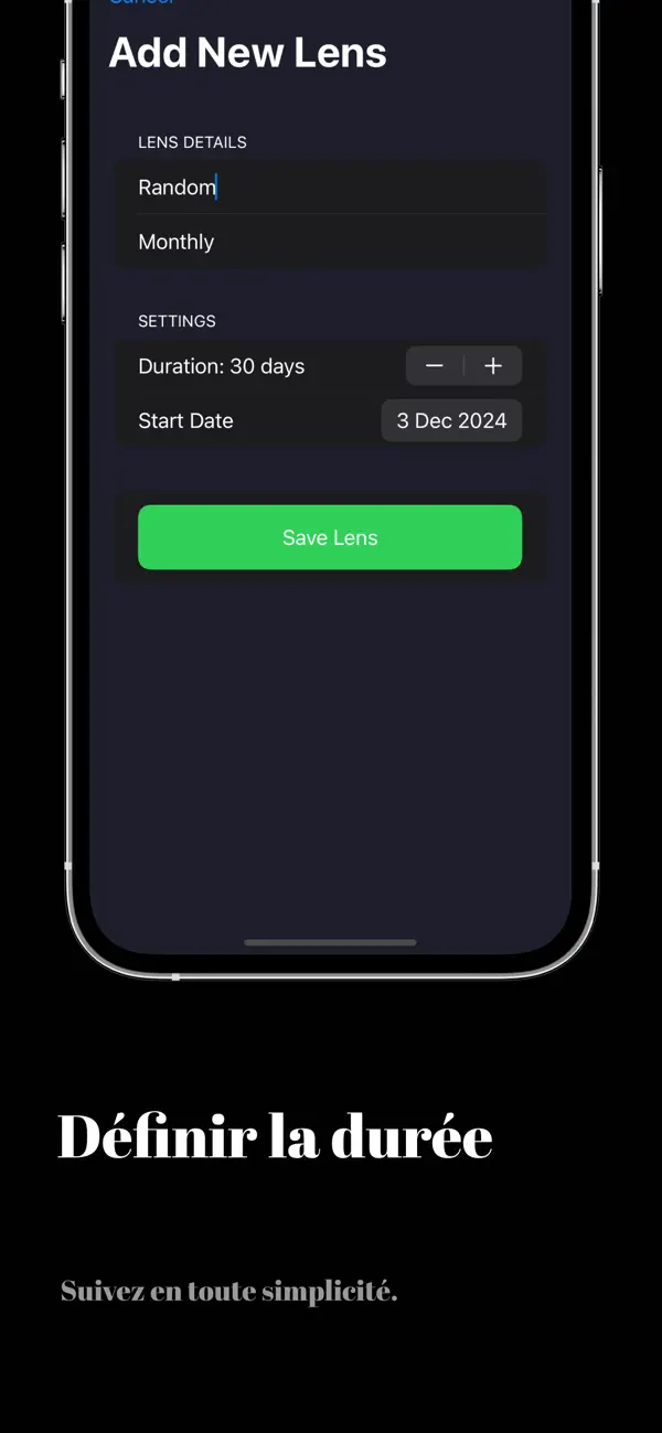 Screenshot #1 pour LensesBuddy: Contact Lenses