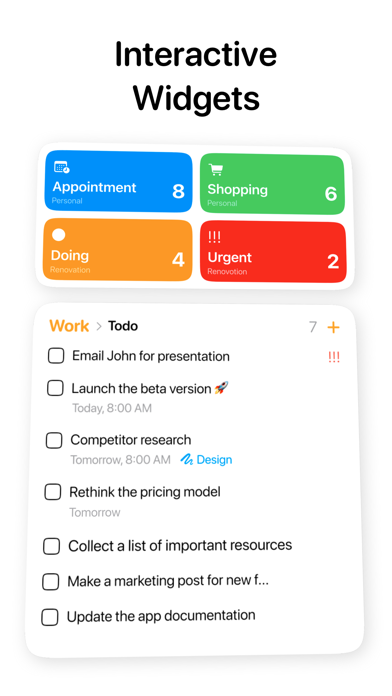 Tasks: Todo Lists & Kanban Screenshot