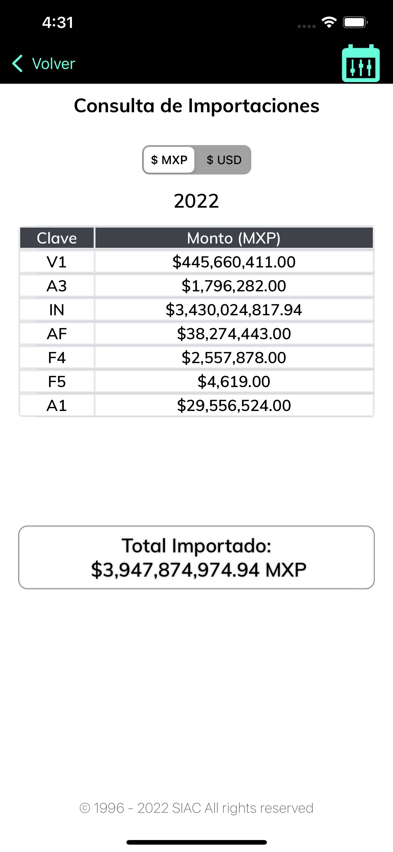 SIAC Integra Plus App