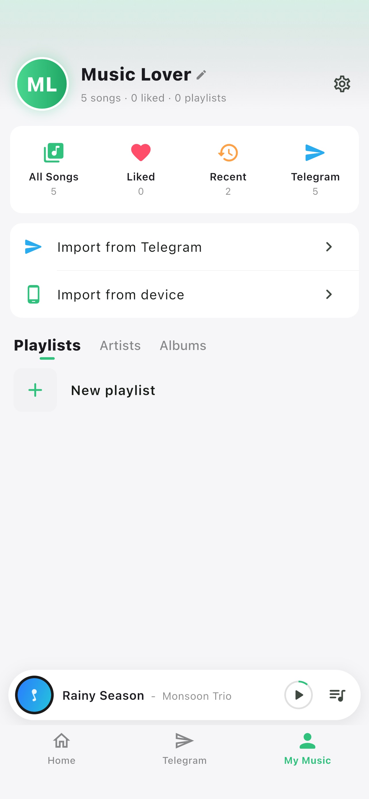 Screenshot 4 of Khmer Music Player