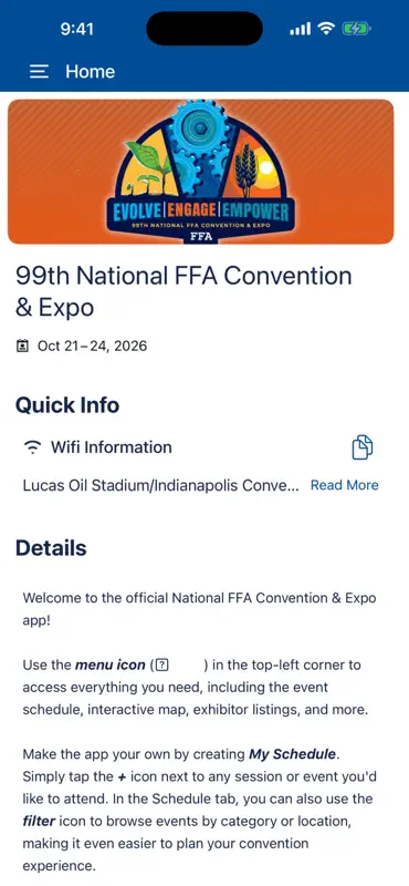 National FFA Convention & Expo screenshot 1 of 3
