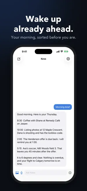 Kess: Assistant (not a bot) screenshot 2
