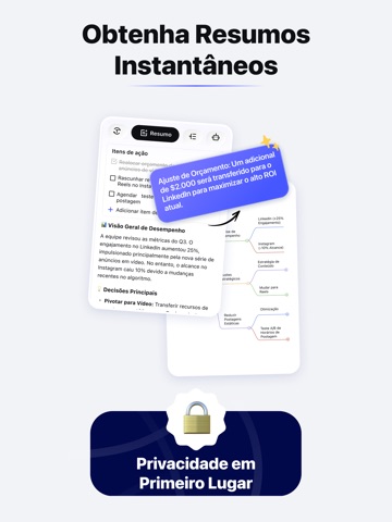 HiNoter - Anotações IA iPad screenshot 3