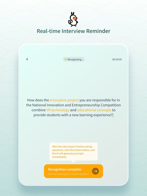 OfferGoose-AI Resume&Interview iPad screenshot 2 - Education app