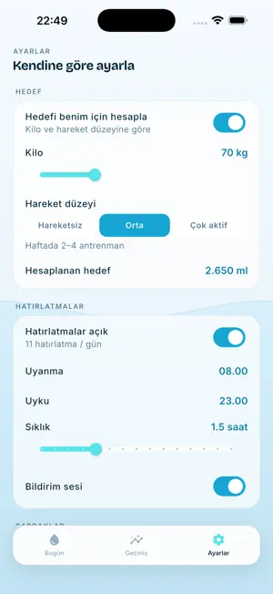 Su Takip Hatırlatıcı screenshot 2