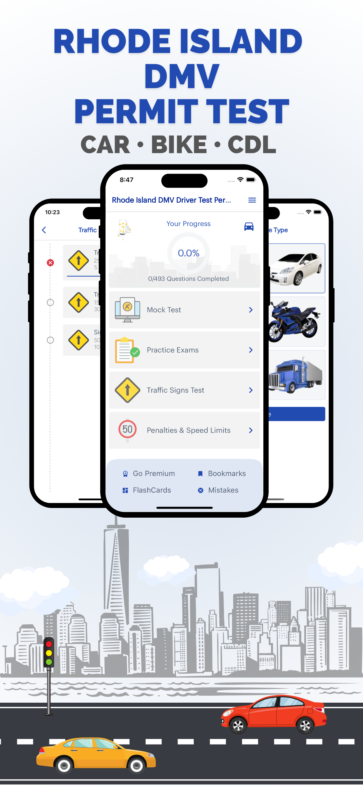 RI DMV Learners Permit Test