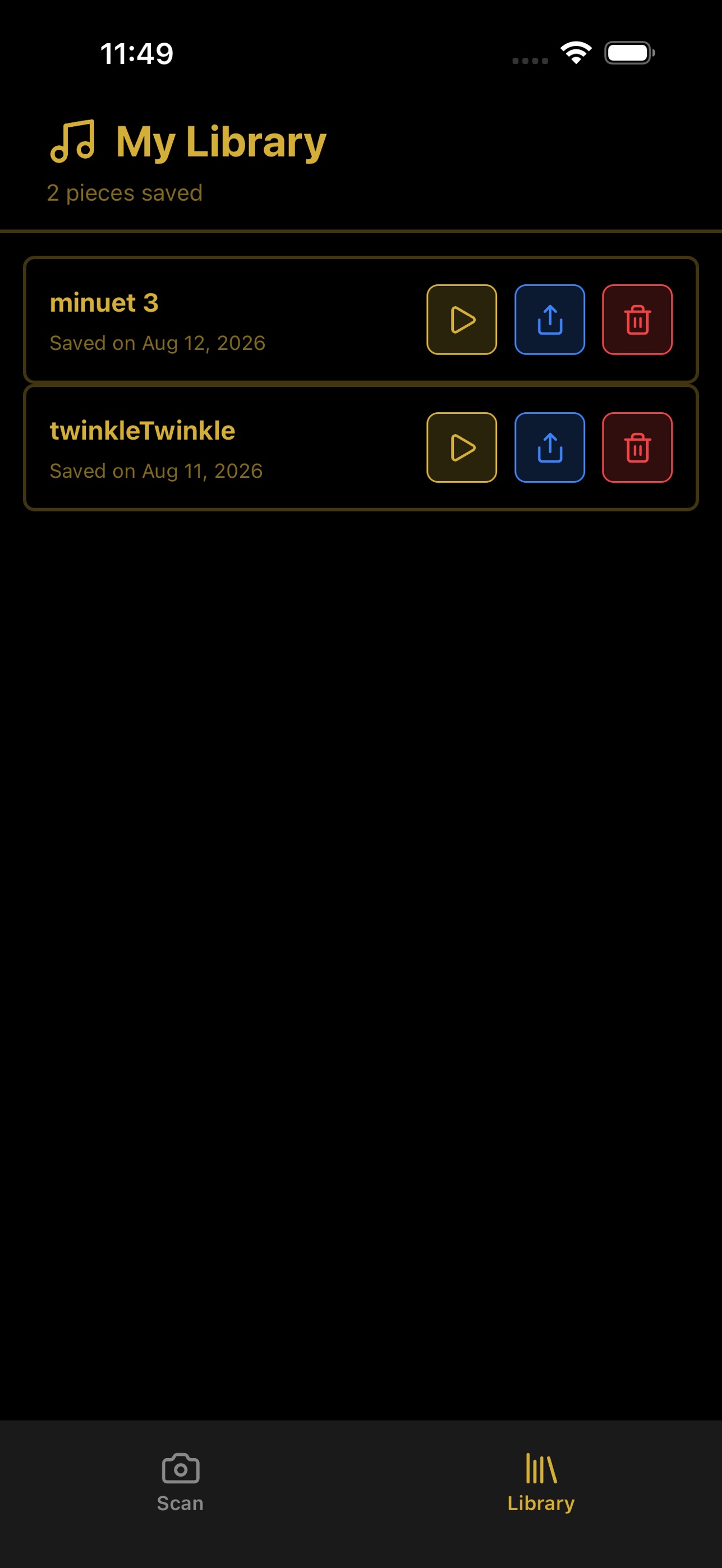 Screenshot 4 of Scan & Play: Sheet Music
