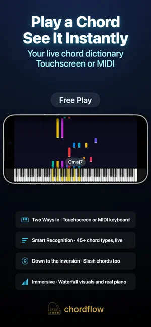 ChordFlow: Piano Chord Trainer screenshot 1