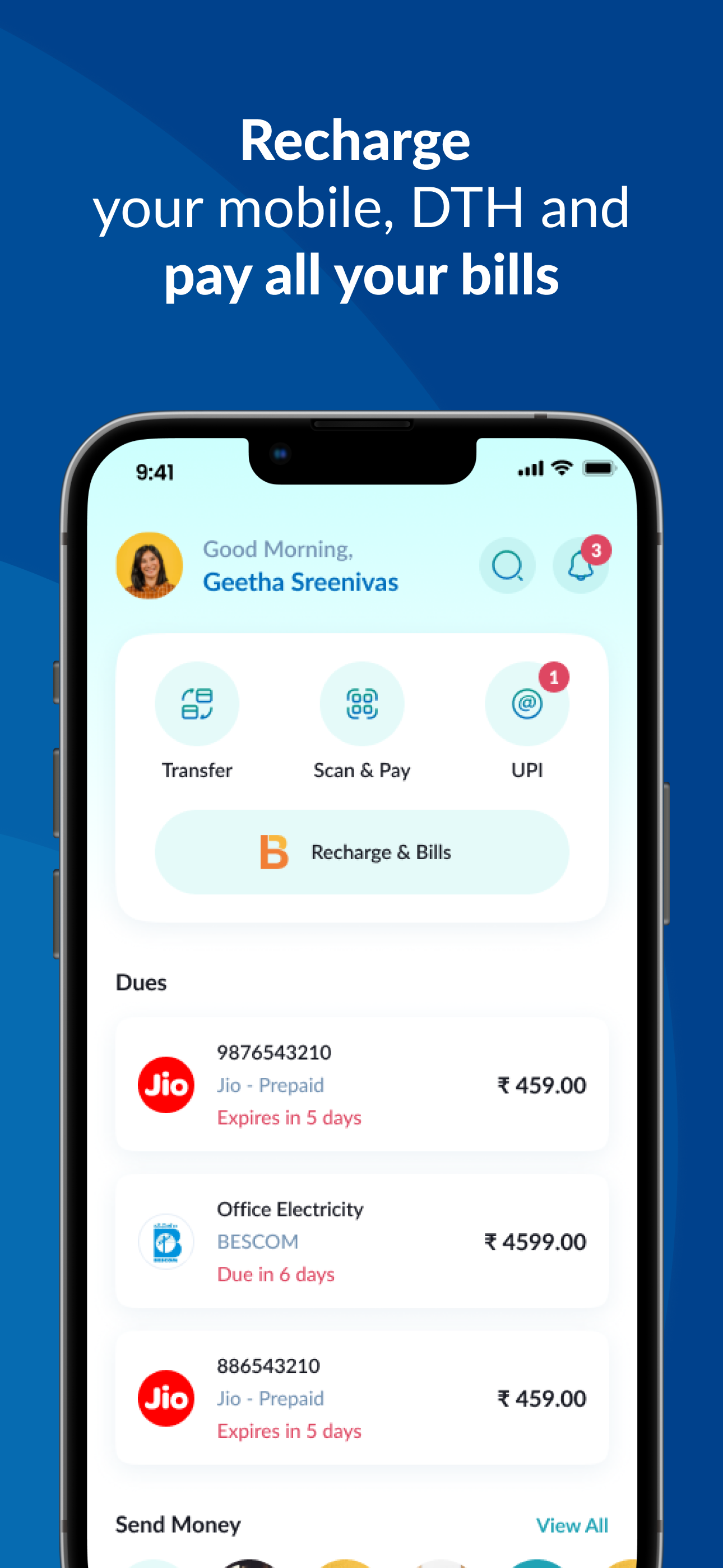 IOB Connect-Mobile Banking App screenshot 4
