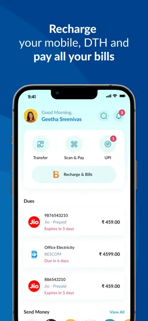 IOB Connect-Mobile Banking App screenshot 4