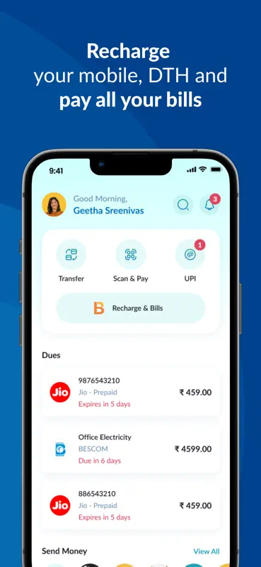 IOB Connect-Mobile Banking App screenshot 4 of 4