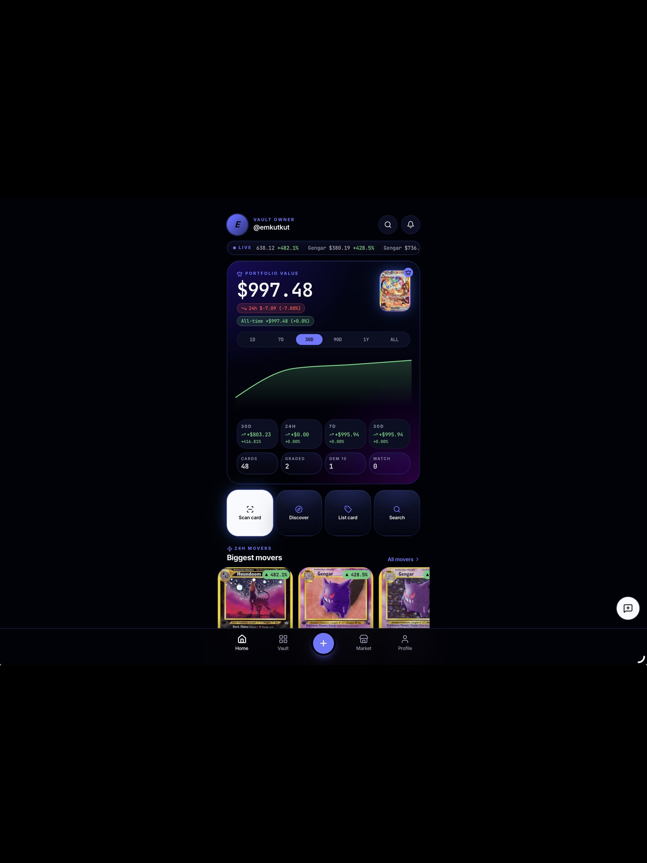 Vaulted Cards screenshot 5
