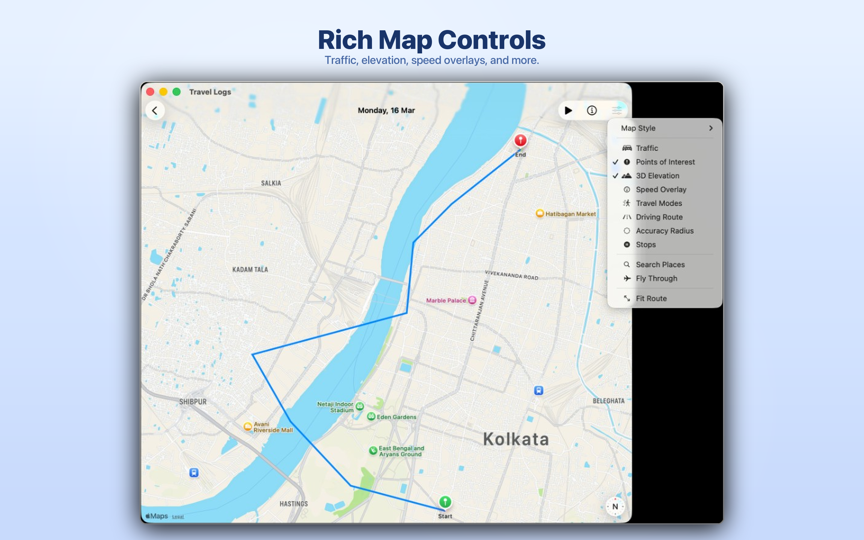 Location Path : Travel History screenshot 18