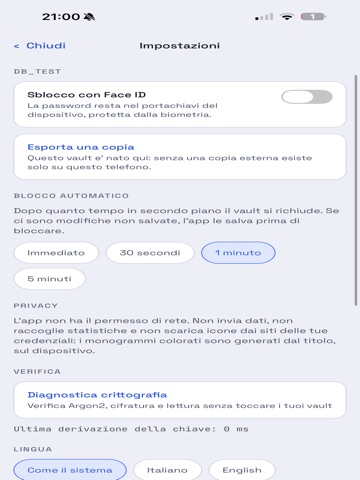 .kdbx - Password Manager iPad screenshot