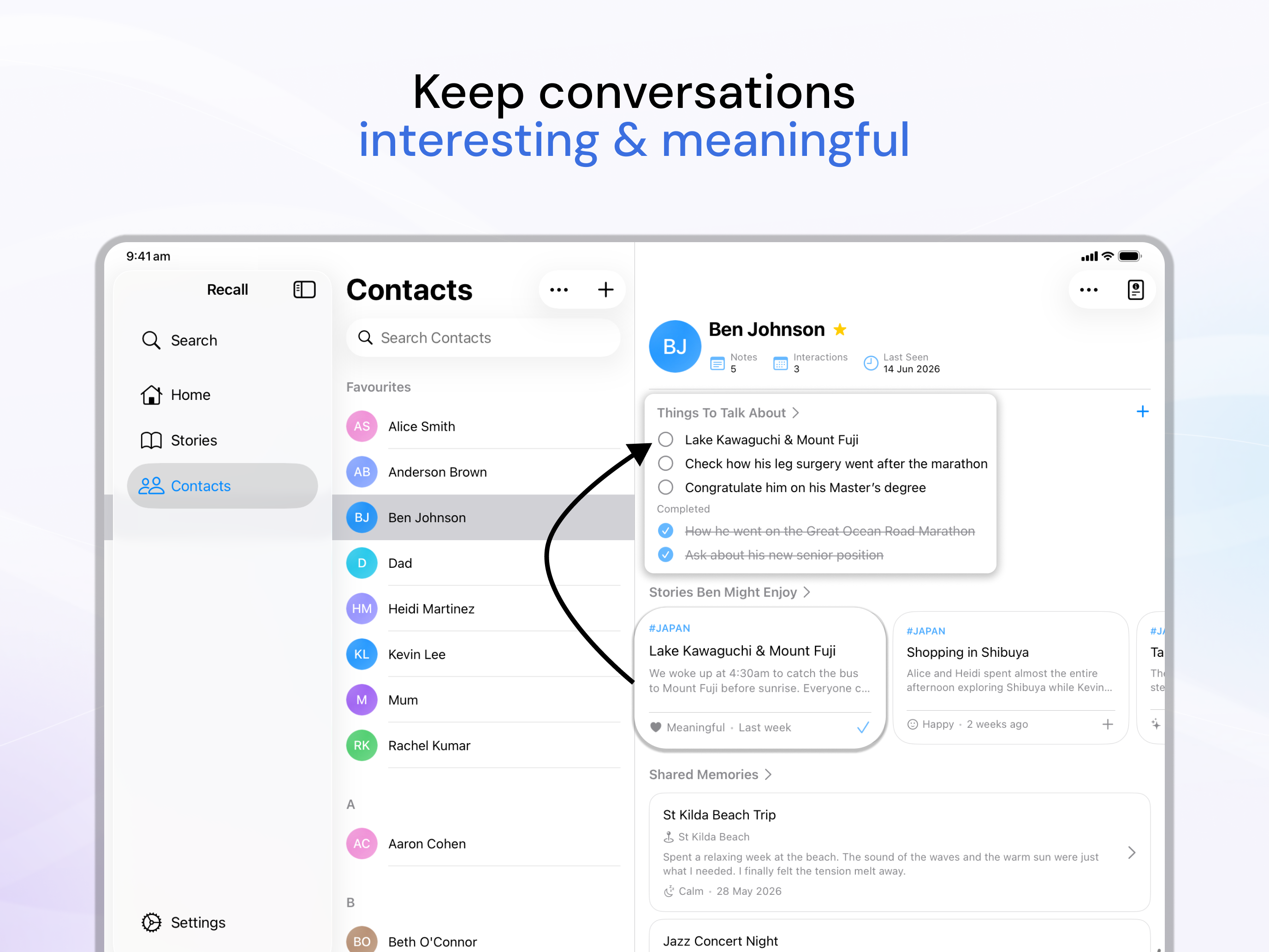 Recall: Better Conversations screenshot 13
