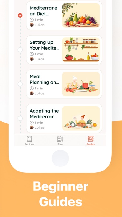 Mediterranean Diet and Recipes Screenshot