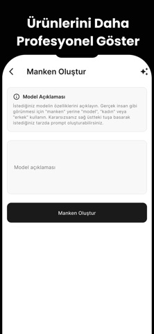 MankenAI - Manken Oluştur screenshot
