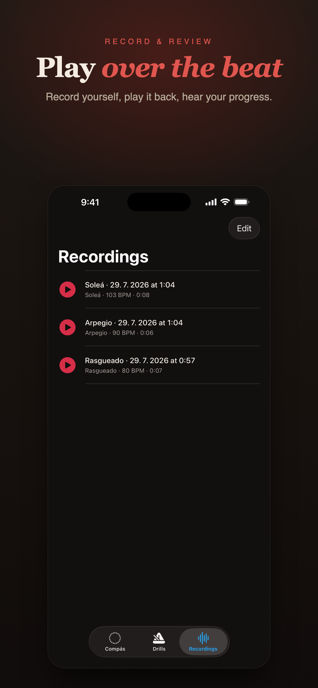 Palo Studio: Flamenco Compás screenshot 5