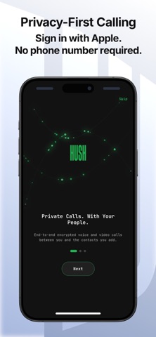 Hush: Private Calls iPhone screenshot